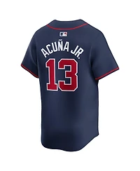 Nike Men's Ronald Acuna Jr. Navy Atlanta Braves Alternate Limited Player Jersey