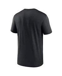 Nike Men's Black Miami Marlins Home Plate Icon Legend Performance T-Shirt