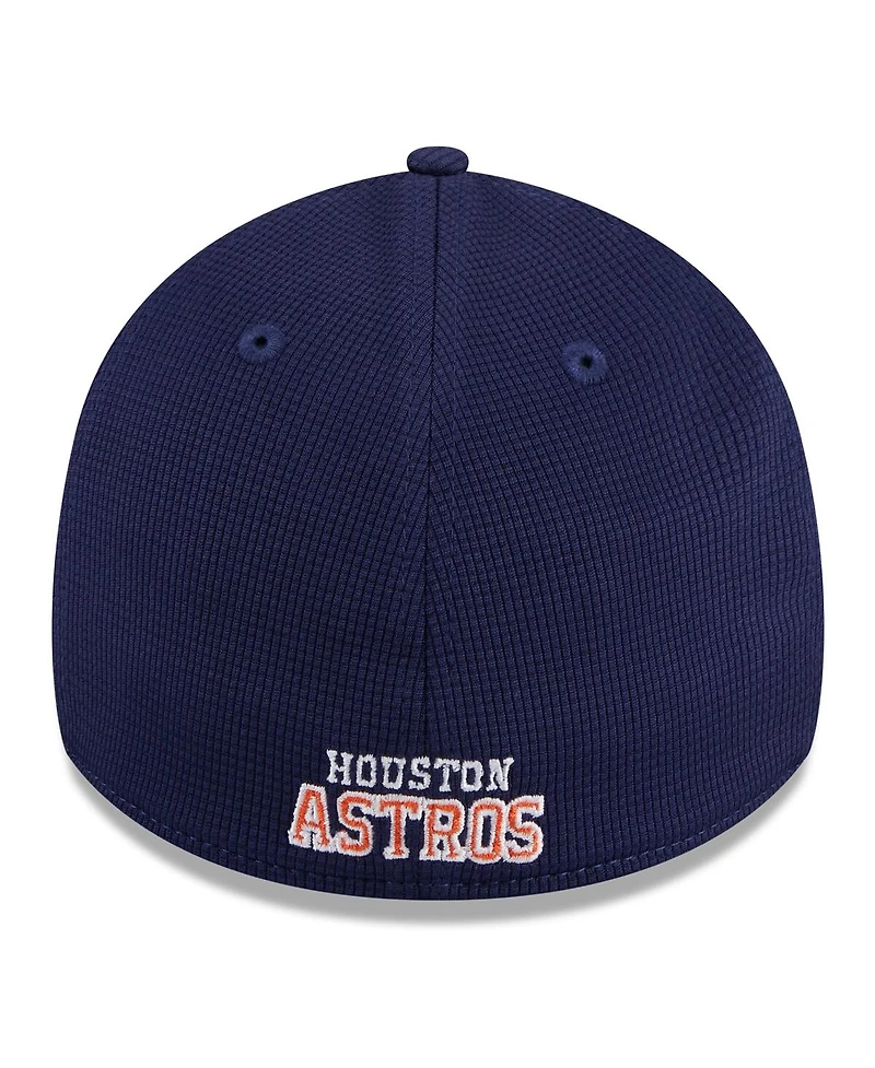 New Era Men's Orange Houston Astros 2024 Batting Practice 39THIRTY Flex Hat
