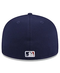 New Era Men's Orange Houston Astros 2024 Batting Practice 59FIFTY Fitted Hat