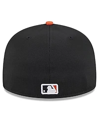 New Era Men's White Baltimore Orioles 2024 Batting Practice 59FIFTY Fitted Hat