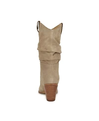 Nine West Women's Kadon Pointy Toe Block Heel Dress Booties