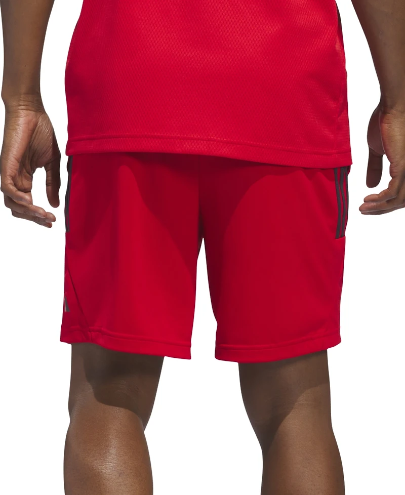 adidas Men's Legends 3-Stripes 7" Basketball Shorts