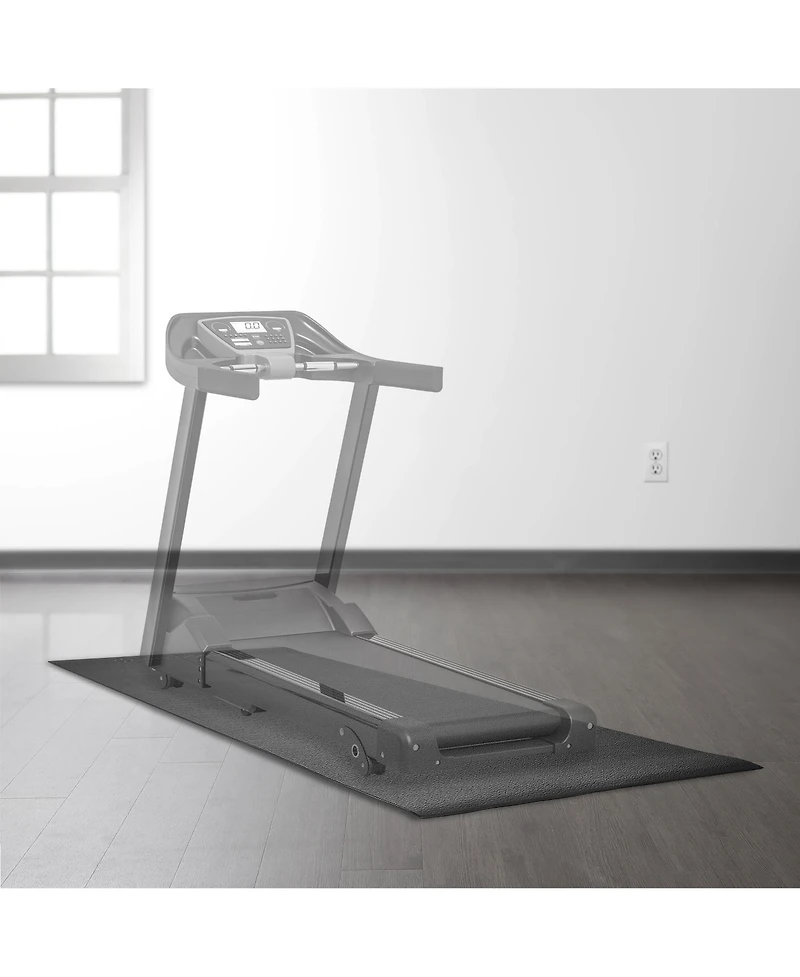 Philosophy Gym Exercise Equipment Mat 36 x 84-Inch, 6mm Thick High Density Pvc Floor Mat for Ellipticals, Treadmills, Rowers, Stationary Bikes