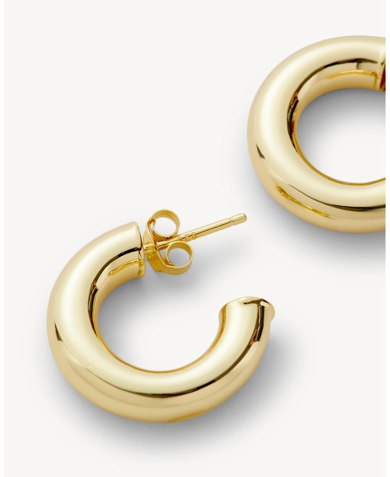 Machete .75" Perfect Hoops in Gold