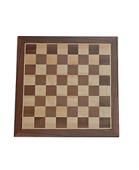 We Games Old School Brown and Natural Wooden Checkers Set -11.75 in.