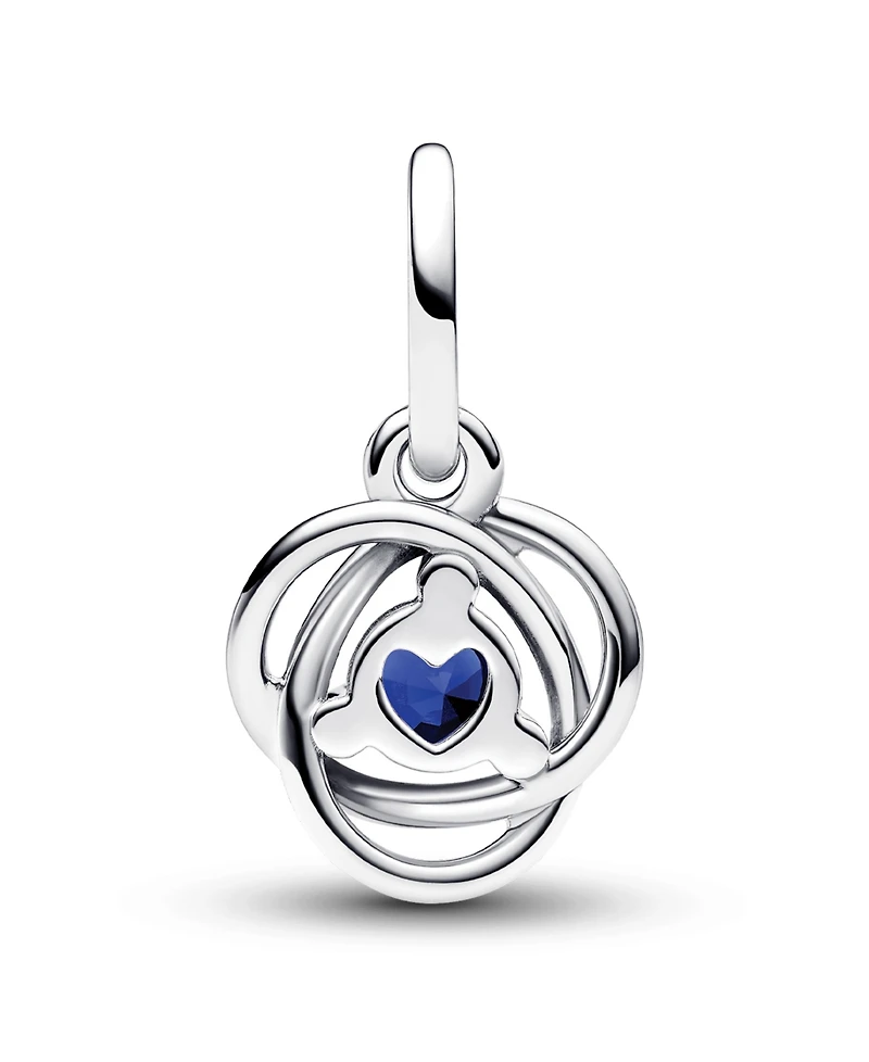 Pandora Sterling Silver Birthday Circle Stone Dangle Charm