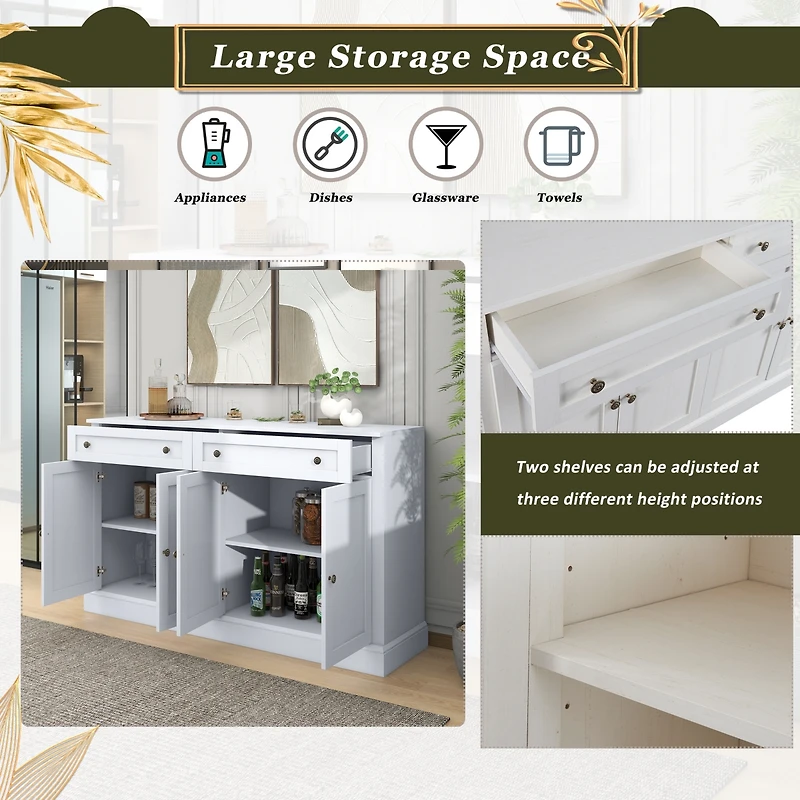 Streamdale Stylish Kitchen Buffet Storage, Display, and Organization