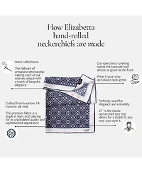 Lombardi - Hand Rolled Silk Neckerchief for Men