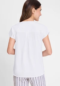 Olsen Women's Mixed Media T-Shirt