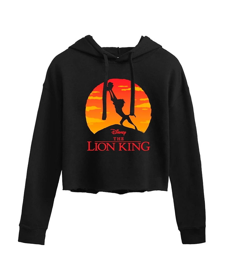 Hybrid Apparel Trendy Juniors Lion King Graphic Cropped Hoodie