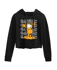 Hybrid Apparel Trendy Juniors Garfield Graphic Cropped Hoodie