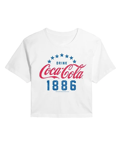 Hybrid Apparel Trendy Juniors Coca Cola Usa Cropped Tee
