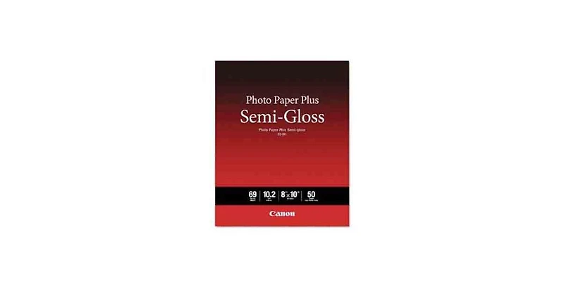 Canon Photo Paper Plus Semi-Gloss, 8x10", 50 Sheets