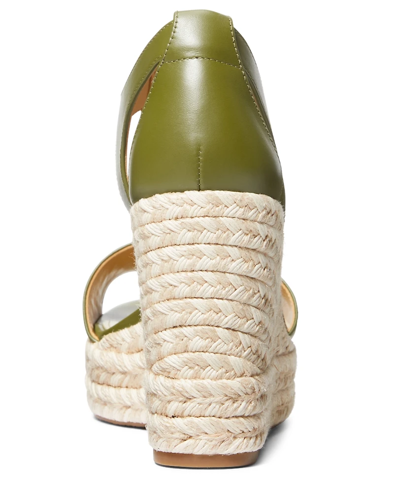 Michael Michael Kors Berkley Zipper Espadrille Platform Wedge Sandals