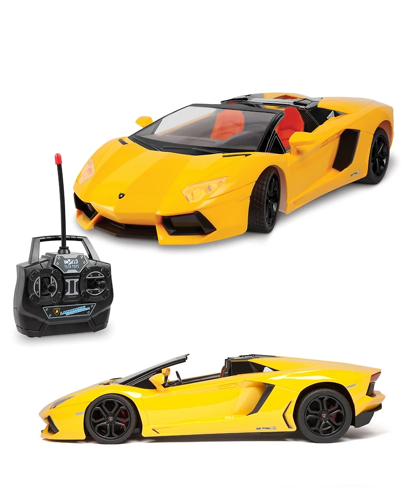 World Tech Toys Lamborghini Aventador Roadster 1:14 Electric Rc Car