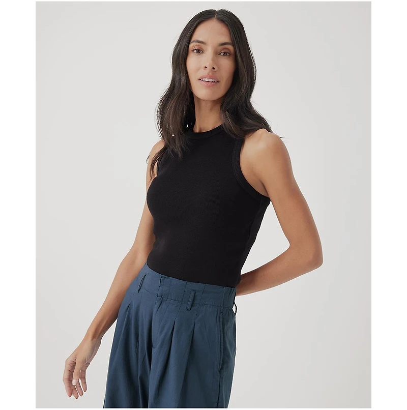 Pact Women's Organic Cotton Favorite Rib Racerback Tank