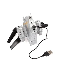 World Tech Toys Star Wars The Mandalorian Razor Crest Sculpted Head Ufo Helicopter