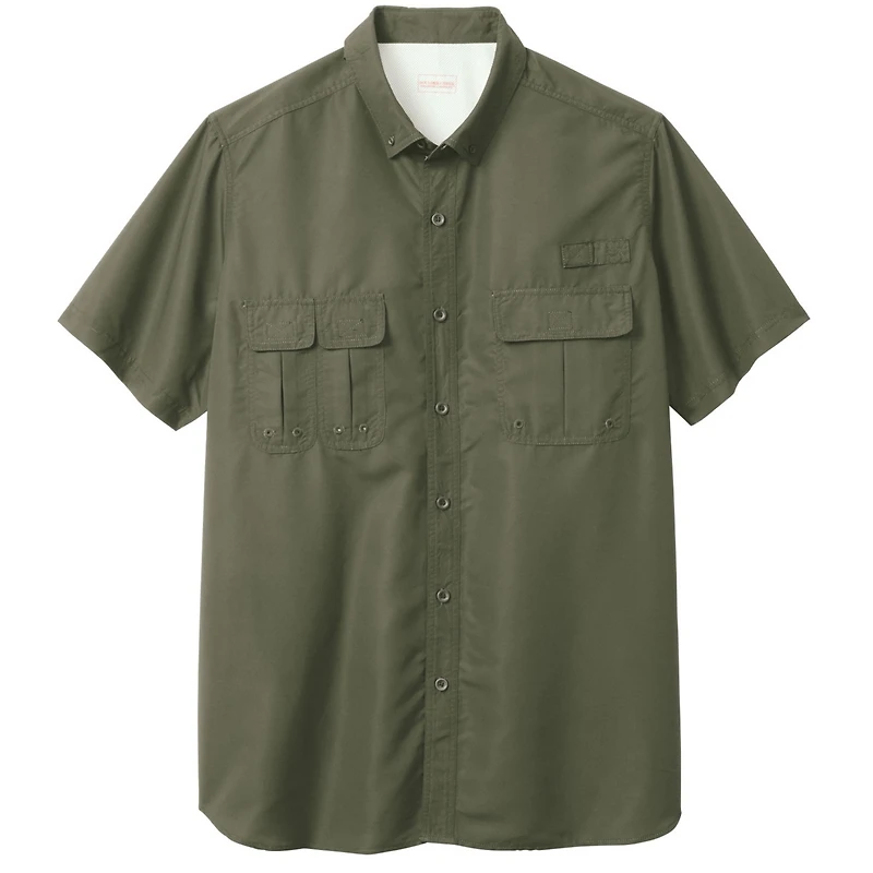 Boulder Creek Big & Tall by KingSize Off-Shore Short-Sleeve Sports Shirt