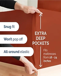 Piece Extra Deep Pocket Microfiber Sheet Set