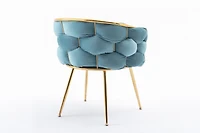 Simplie Fun Modern Luxury Velvet Single Sofa Chair Set for Lazy Person