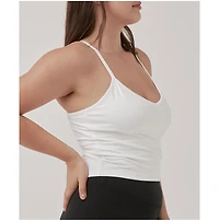 Pact Women's Organic Cotton Everyday Shelf Bra Cropped Camisole 3-Pack