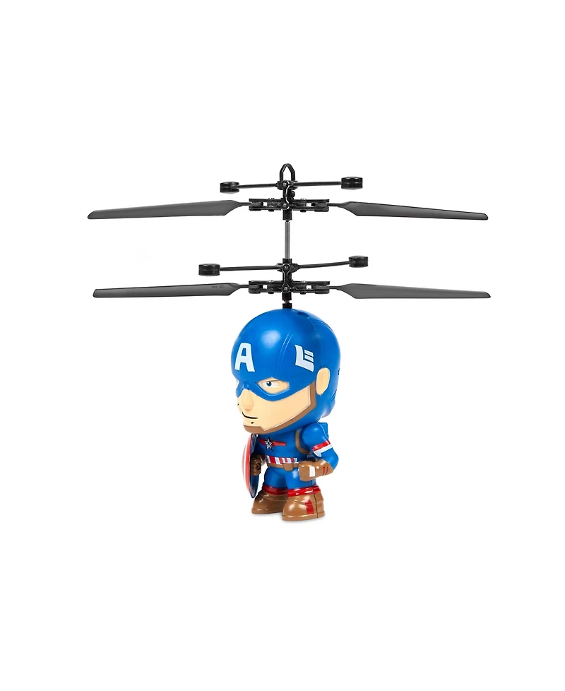 World Tech Toys Marvel 3.5 Inch Captain America Flying Figure Ir Helicopter
