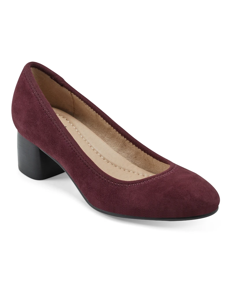 Earth Women's Rellia Block Heel Ballet Pumps
