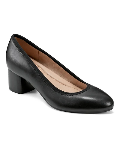 Earth Women's Rellia Block Heel Ballet Pumps