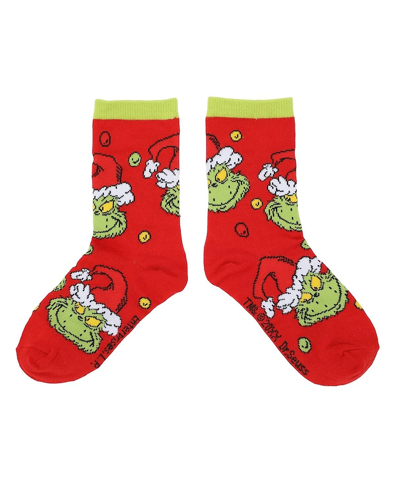 The Grinch Boys Max 3-Pair Crew Socks