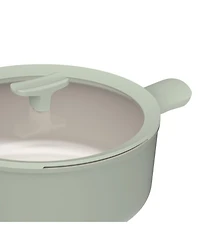 BergHOFF Balance Non-stick Ceramic Stockpot 11", 6.5qt. With Glass Lid, Recycled Aluminum