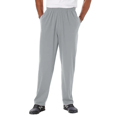 KingSize Big & Tall Lightweight Jersey Open Bottom Sweatpants