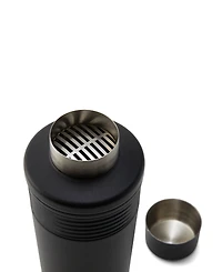 Rabbit 18 oz Stainless Steel Cocktail Shaker, Multi-Use Stainless Steel Topper with 1.5 oz shot Cap and Strainer
