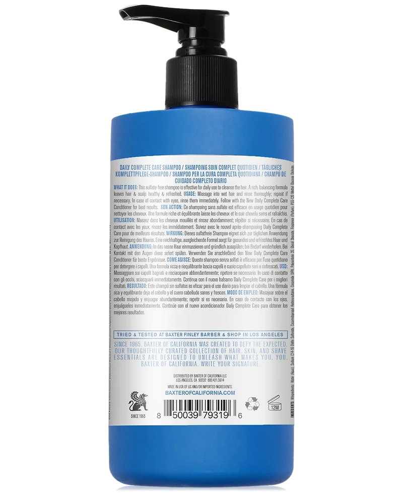 Baxter Of California Daily Complete Care Shampoo, 16 oz.