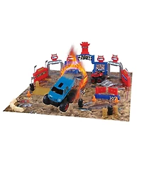 World Tech Toys 54pcs Monster Truck Mayhem Friction Play Set - 2 pack Ford