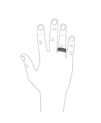 Bling Jewelry Men's Inside Out Two Tone Black Silver Masculine Tire Track Ring Band Heavy Solid Silver Wide 8MM