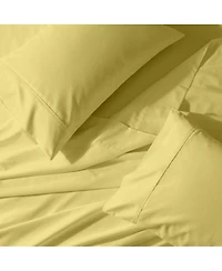 Egyptian Linens Solid 650 Thread Count Easy Care 3 Piece Sheet Set, Twin Xl