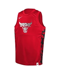 Nike Big Boys and Girls Red Chicago Bulls Courtside Starting Five Team Jersey