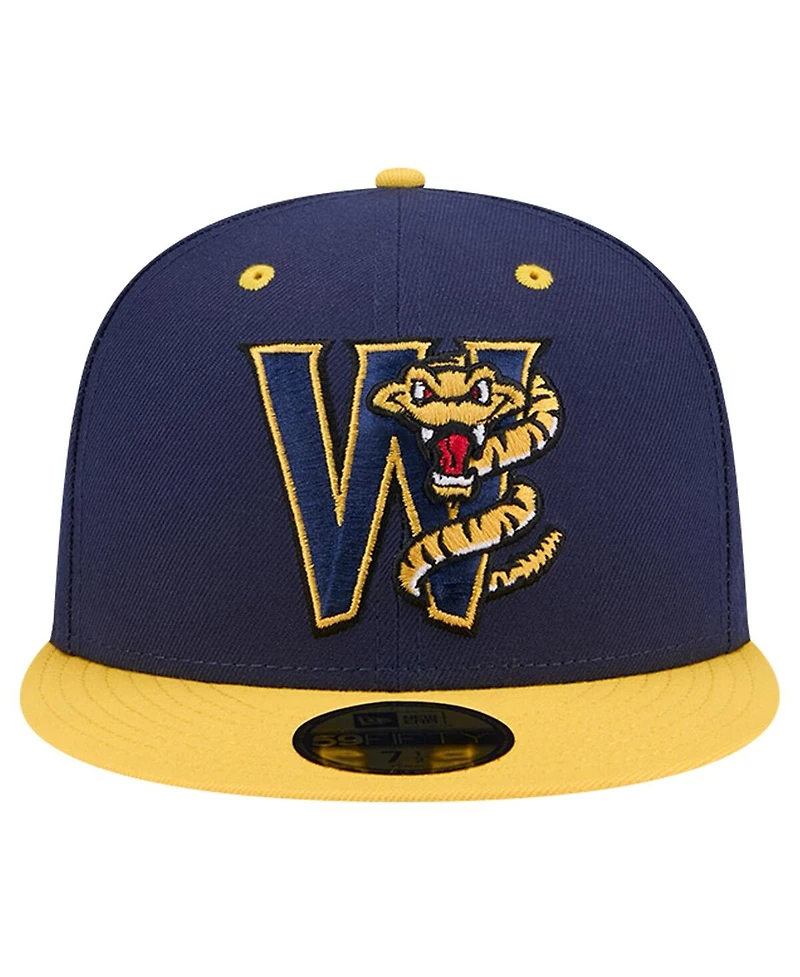 New Era Men's Navy Wisconsin Timber Rattlers Theme Night Brewers Sunday 59FIFTY Fitted Hat