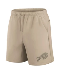 Fanatics Signature Men's and Women's Khaki Buffalo Bills Elements Super Soft Fleece Shorts