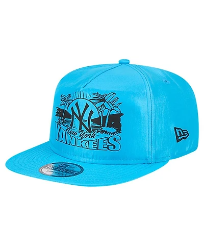 New Era Men's Blue New York Yankees Neon Golfer Snapback Hat