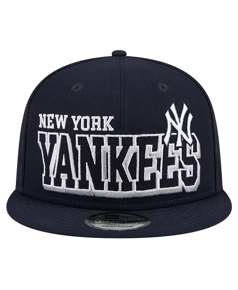 New Era Men's Navy New York Yankees Game Day Bold 9FIFTY Snapback Hat