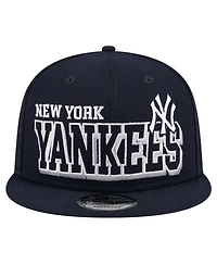 New Era Men's Navy New York Yankees Game Day Bold 9FIFTY Snapback Hat