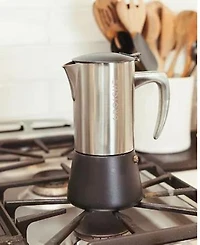 Grosche Milano Steel Cafe Bliss: Moka Pot Frother Duo