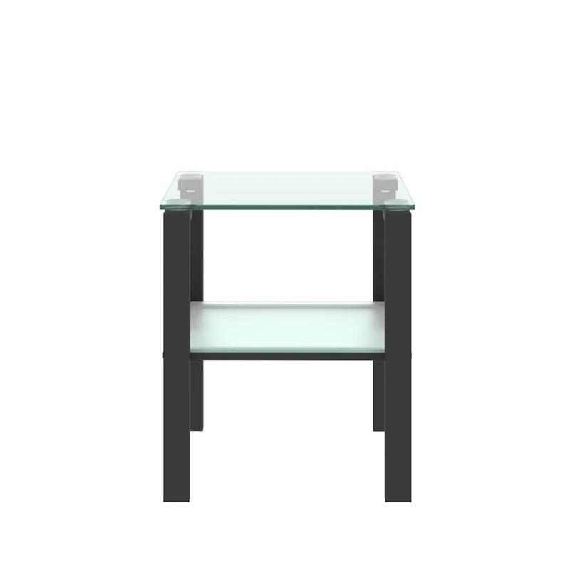 Streamdale Furniture Small Round Glass Tea Table & Bedroom Corner Side Table