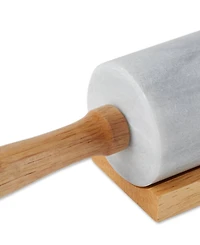 Rsvp International White Marble 18.5" Rolling Pin