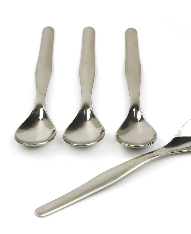 Rsvp International Endurance Stainless Steel 4 Piece 6" Egg Spoon Set