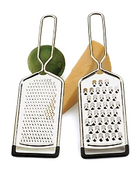 Rsvp International Endurance Stainless Steel 2 Piece 10"x3" Hand Held Cheese Grater