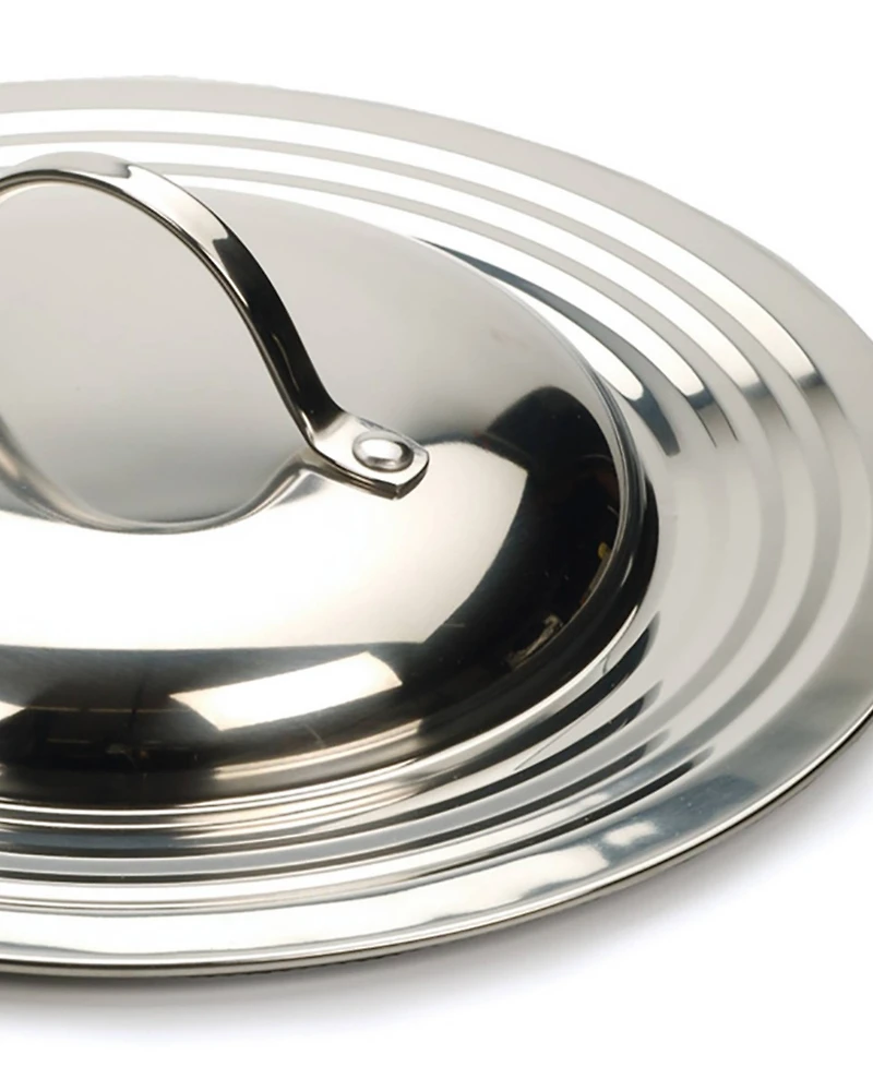 Rsvp International Endurance Stainless Steel Glass 12 Diameter Universal Lid