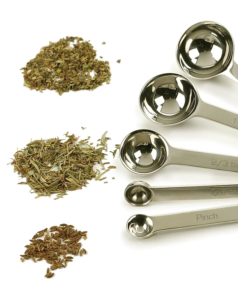 Rsvp International Endurance Stainless Steel 5 Piece Odd Size Spoon Set